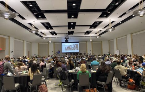 Room full of attendees at the 2024 Kentucky Climate Symposium